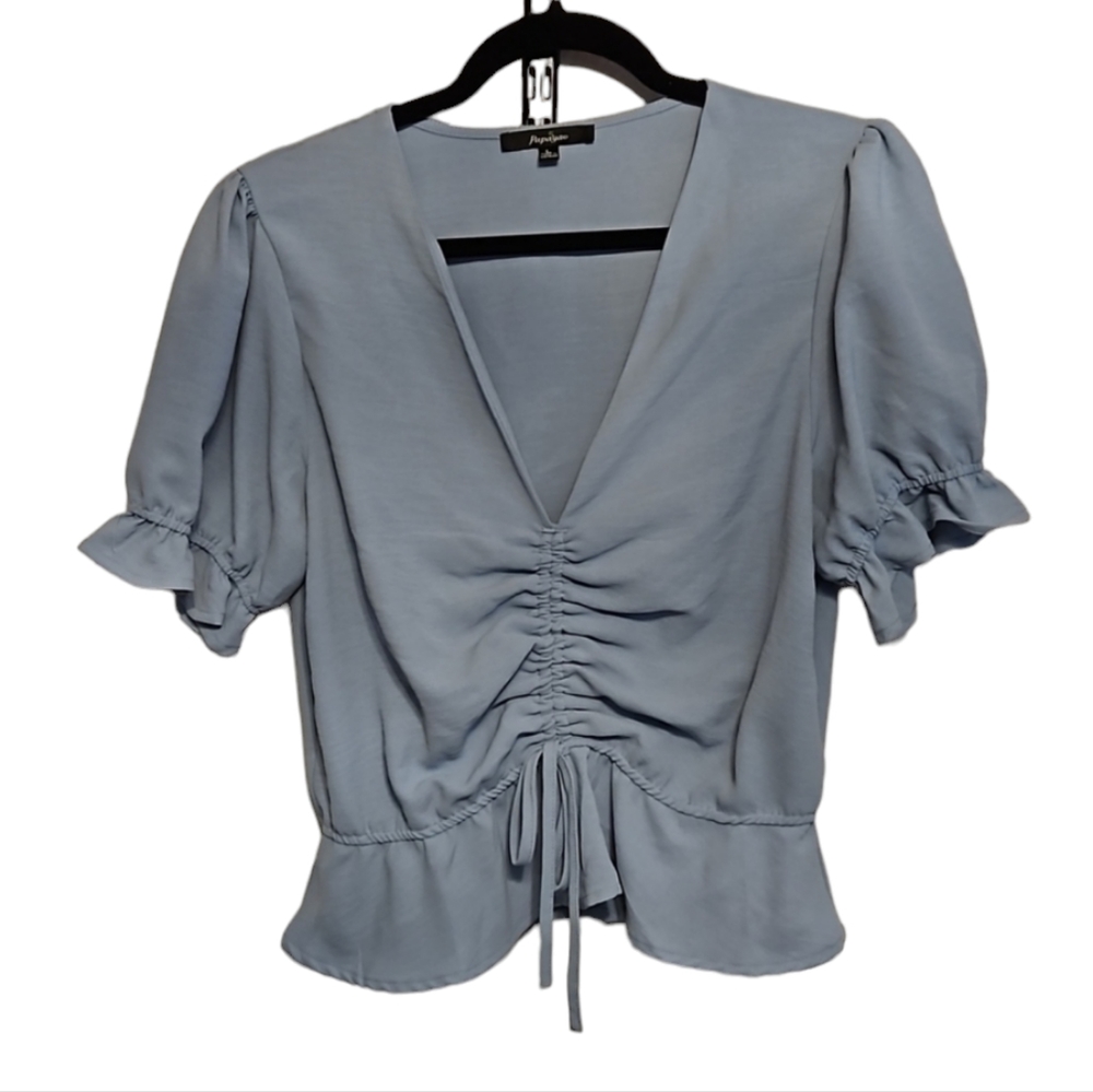 Papaya Blue Large Cropped top